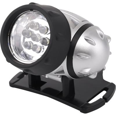 Waterdichte LED Hoofdlamp Zilver - 7 LED's - Kantelbaar - 20m Bereik
