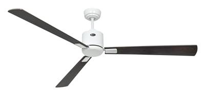CasaFan ECO NEO III 152 WE-NB/KI WiFi Flügel Nussbaum/Kirsche Plafondventilator 27 W (Ø x h) 152 cm x 360 mm Wit Met afstandsbediening, Timer, Met wintermodus,