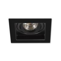 Inbouwspot Axl Vierkant zwart - thumbnail