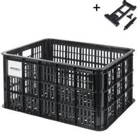 Basil Fietskrat l gerecycled kuntstof mik 40 liter - zwart - thumbnail