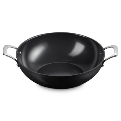 LE CREUSET - Essential Non-Stick Ceramic - Wokpan 32cm 2 grepen 6,0l