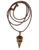 Edelsteen Hanger Tijgeroog Facet Kegel - thumbnail