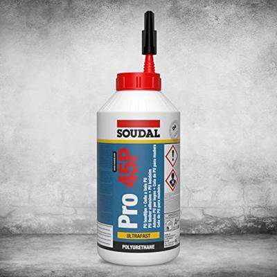 Soudal PRO 45P - snelle houtlijm 750gr. - 108765 Soudal PRO 45P - snelle houtlijm 750gr. - 108765