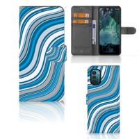 Nokia G11 | G21 | Telefoon Hoesje | Waves Blue - thumbnail