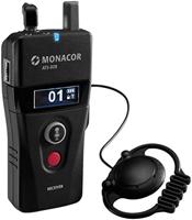 Monacor ATS-80R Microfoonontvanger Hand Zendmethode:Digitaal Incl. klem Hoofdtelefoon (3.5 mm jackplug) Digitaal - thumbnail