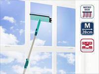 Leifheit raamwisser + borstel telescoop - thumbnail