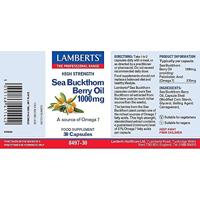 Duindoorn olie 1000 mg - Sea buckthorn berry oil - thumbnail