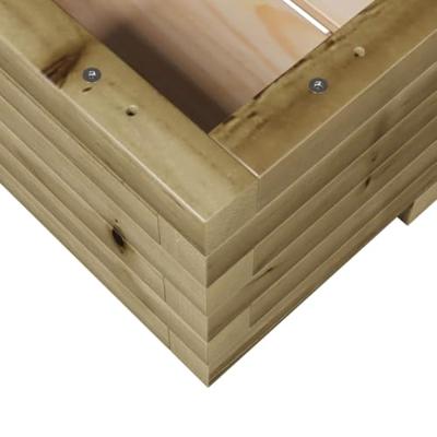 VidaXL Plantenbak 110x60x26,5 cm geïmpregneerd grenenhout