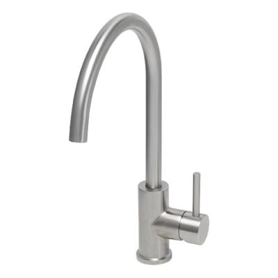 Wiesbaden 304-Austin RVS Keukenkraan hooggebogen uitloop