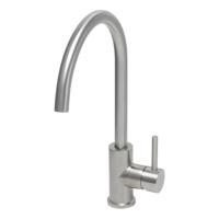 Wiesbaden 304-Austin RVS Keukenkraan hooggebogen uitloop - thumbnail
