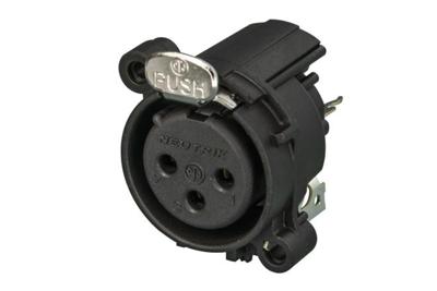 Neutrik NC3FAV1 XLR-connector Flensbus, contacten recht Aantal polen: 3 Zwart 1 stuk(s) Neutrik NC3FAV1 XLR-connector Flensbus, contacten recht Aantal polen: 3 Zwart 1 stuk(s)
