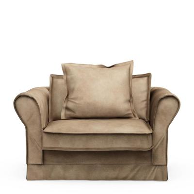 Rivièra Maison Loveseat 'Carlton' Velvet, kleur Golden Beige Rivièra Maison Loveseat 'Carlton' Velvet, kleur Golden Beige
