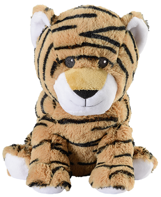Warmies warmteknuffel tijger 26 cm bruin/zwart