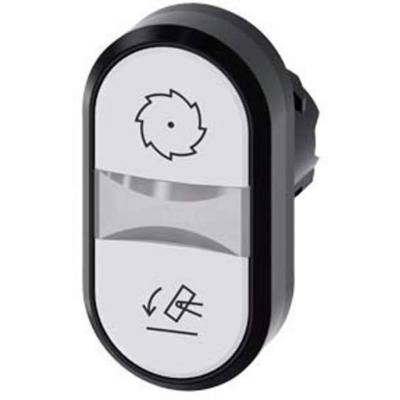 Siemens 3SU1001-3AB66-0AP0 Dubbele drukknop IP66, IP67, IP69/IP69K 1 stuk(s)