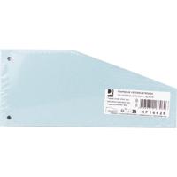 Q-CONNECT trapezium verdeelstroken, pak van 100 stuks, blauw - thumbnail