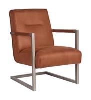 LABEL51 Fauteuil 'Jim', kleur Cognac - thumbnail