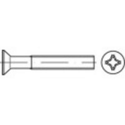 TOOLCRAFT TO-5431875 Verzonken schroeven M5 30 mm Kruiskop Pozidriv Staal Galvanisch verzinkt 1000 stuk(s)