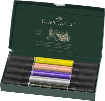 Faber Castell Tekenstift Pitt Artist duo marker Fashion - etui 5 stuks
