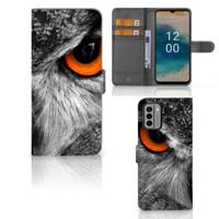 Nokia G22 | Telefoonhoesje | Met pasjeshouder | Uil - thumbnail