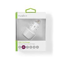 Autolader | 3,0 A | USB (QC 3.0) / USB-C | Power Delivery 30 W | Zwart - thumbnail