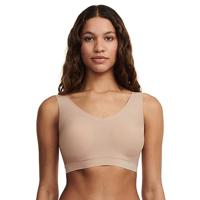 Chantelle Bralette top met vulling - Soft Stretch - Padded top - Bralette / BH Top naadloos dames - Rood - zwart - Huidskleur - thumbnail