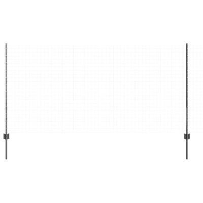 VidaXL Afrasteringspaal 22 pcs grijs 160 cm staal