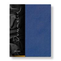 Dommelin Dommelin Laken Uni Satijn 300TC 576 Jeansblauw 200x270 cm - thumbnail