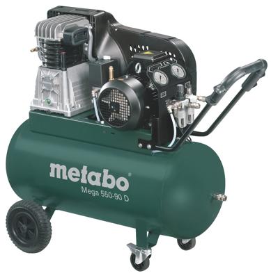 Metabo Mega 550-90 D Pneumatische compressor 90 l 11 bar