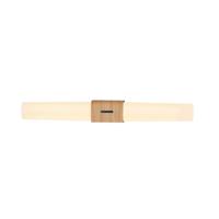 Wandlamp badkamer hout ingebouwde LED &apos;Helva&apos; 42 cm boven spiegel - thumbnail