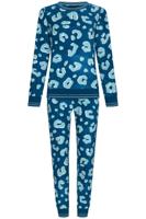Warme fleece pyjama panterprint Rebelle - thumbnail