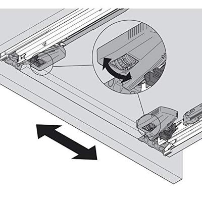 Blum ladegeleiders koppeling - Movento - Rechts - T51.7601