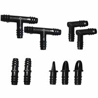 Siena Garden WSH1001 Accessoireset voor druppelslang 1 set(s) Zwart - thumbnail