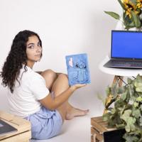 Lilo & Stitch Premium Notebook A5 Hair Stitch - thumbnail