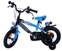 Volare sportivo kinderfiets - jongens - 12 inch - blauw zwart - twee handremmen - thumbnail