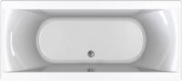Saqu Bindo inbouwbad 2-persoons 180x80cm glans wit acryl - thumbnail
