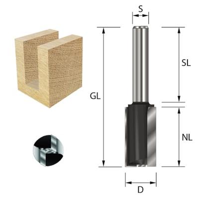 ENT Groeffrees HM 16x20x52mm met HM grondmes, Kolf 8mm - 7910984 - thumbnail