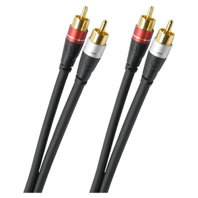 Oehlbach SL RCA CABLE 2,0 M Luidspreker kabel Zwart