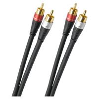 Oehlbach SL RCA CABLE 2,0 M Luidspreker kabel Zwart - thumbnail