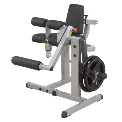 Body-Solid GCEC340B Black Leg Extension en Curl Machine - Plate loaded