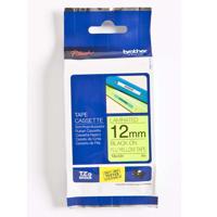 Huismerk Brother TZe-C31 Labeltape 12mm Zwart op Fluoriserend Geel - thumbnail