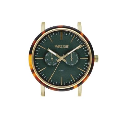 Horloge Uniseks Watx & Colors WXCA2740 Groen Gouden (Ø 44 mm) Horloge Uniseks Watx & Colors WXCA2740 Groen Gouden (Ø 44 mm)