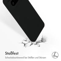 Accezz Liquid Silicone Backcover Google Pixel 8 Telefoonhoesje Zwart - thumbnail