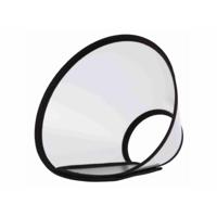 TRIXIE BESCHERMKRAAG MET KLITTENBAND KUNSTSTOF TRANSPARANT 36-43X18 CM - thumbnail