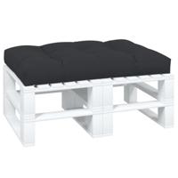 VidaXL Palletkussen 120x80x12 cm stof zwart - thumbnail