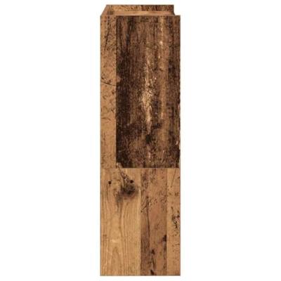 VidaXL Schoenenrek 60x25x81 cm bewerkt hout oud houtkleurig