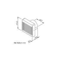 Helios Ventilatoren HR 90 KE Ventilator voor kleine ruimtes 230 V 80 m³/h - thumbnail