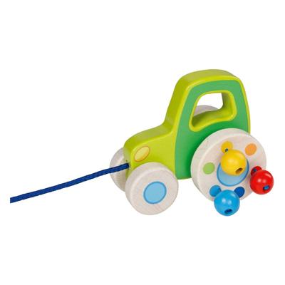 Goki houten trekfiguur tractor Goki houten trekfiguur tractor