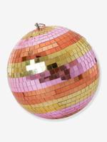 Grote discobal STRIPES & GOLD RICE meerkleurig - thumbnail