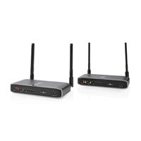 Draadloze HDMI-Zender | Wi-Fi | 5.15 - 5.85 MHz | 100 m (gezichtsveld) | Maximale resolutie: Full HD 1080p | 6.75 Gbps | IR Return-functie | ABS | Antraciet - thumbnail