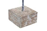 Decoratieve figuren DKD Home Decor Blauw Hars Mangohout (37 x 11 x 39 cm) - thumbnail